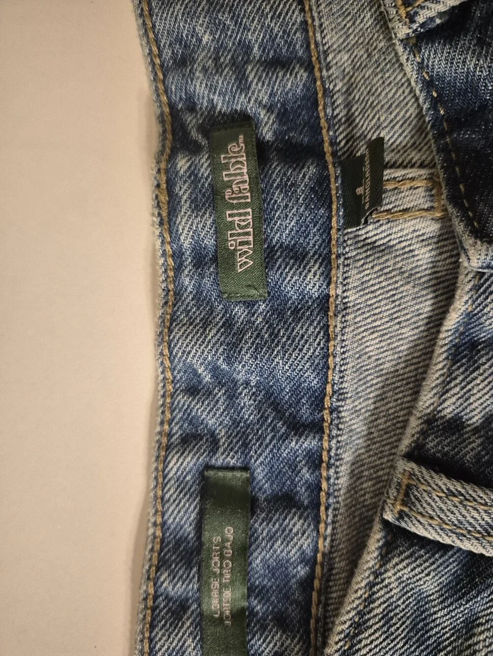New Wild Fable Low Rise Denim Jorts - Size 8